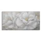 OBRAZ NA PŁÓTNIE WHITE/GOLD FLOWER 140X3,7X70 cm
